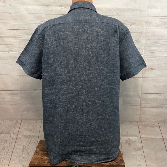 Rodd & Gunn Ellersie Linen Short Sleeve Button Up Shirt - Picture 3 of 10